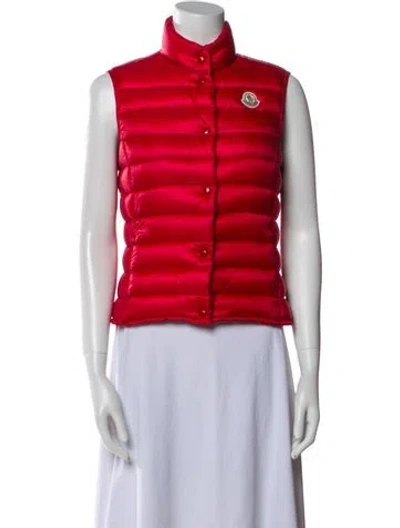 Pre-owned Moncler 2011 Liane Gilet Vest In Red