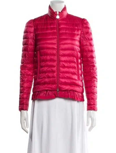Pre-owned Moncler 2013 Nylon Down Jacket In Pink