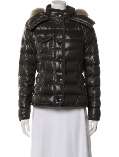 Pre-owned Moncler 2014 Armco Down Jacket In Green