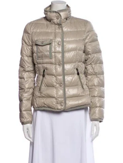 Pre-owned Moncler 2014 Armoise Giubbotto Down Jacket In Neutral