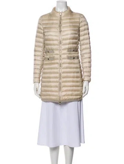 Pre-owned Moncler 2014 Aubry Puffer Coat In Neutral