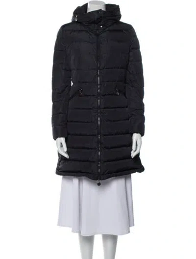 Pre-owned Moncler 2014 Flamme Down Coat In Black