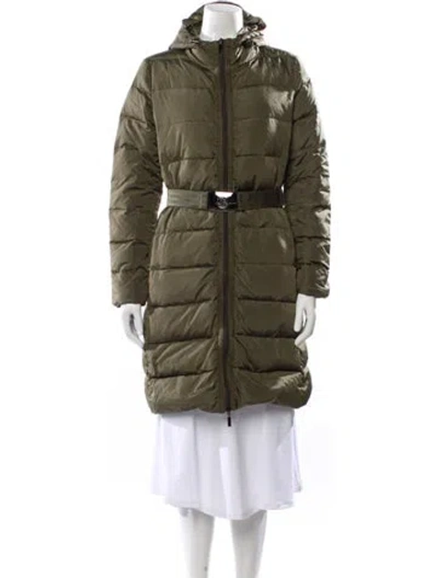 Pre-owned Moncler 2014 Nantes Down Jacket In Green