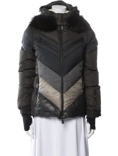 Pre-owned Moncler 2015 Malawy Down Coat In Multi