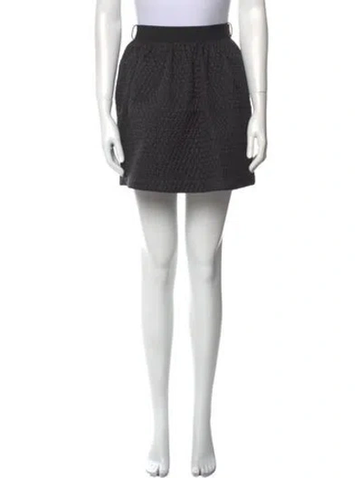Pre-owned Moncler 2015 Mini Skirt In Black