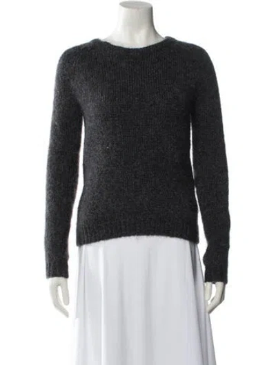 Pre-owned Moncler 2015 Mohair Sweater In Gray