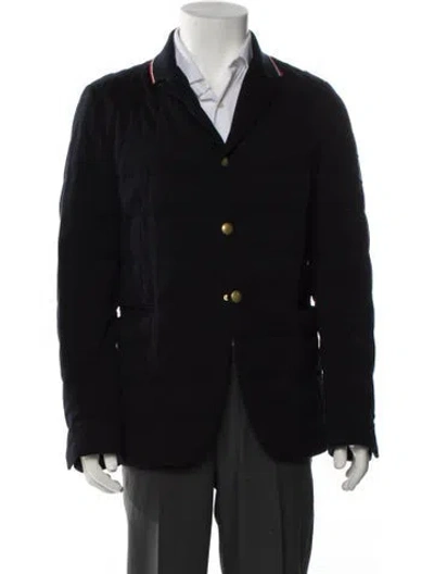 Pre-owned Moncler 2016 Blazer In Blue