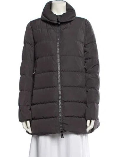 Pre-owned Moncler 2016 Down Down Coat In Gray