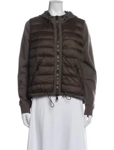 Pre-owned Moncler 2016 Down Jacket In Brown