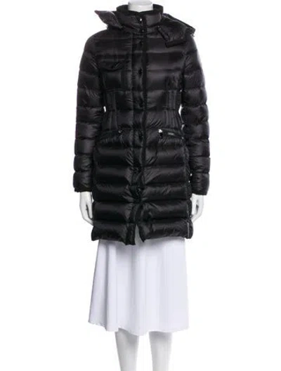 Pre-owned Moncler 2016 Hermine Parka In Black