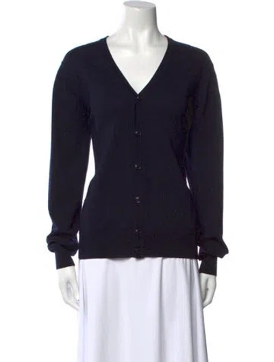 Pre-owned Moncler 2016 Maglione Tricot Sweater In Blue