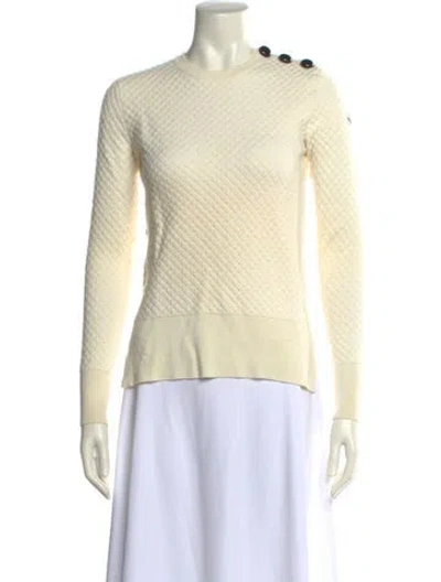 Pre-owned Moncler 2016 Wool Sweatshirt In Neutral