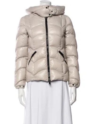 Pre-owned Moncler 2017 Akebia Down Jacket In Neutral