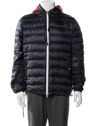 Pre-owned Moncler 2017 Ceze Puffer Coat In Blue