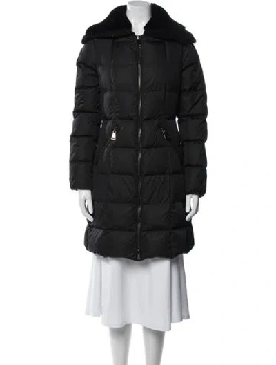 Pre-owned Moncler 2017 Down Coat In Black