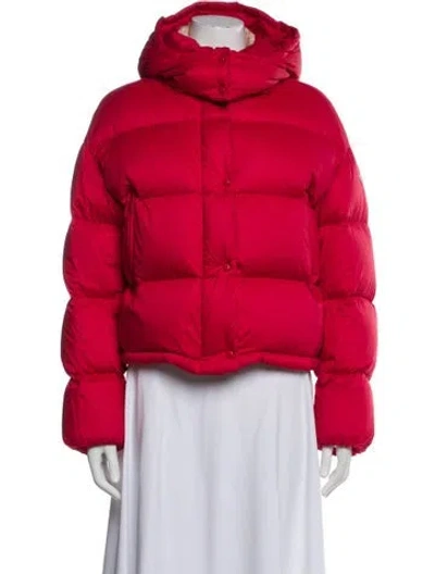 Pre-owned Moncler 2017 Down Jacket In Red