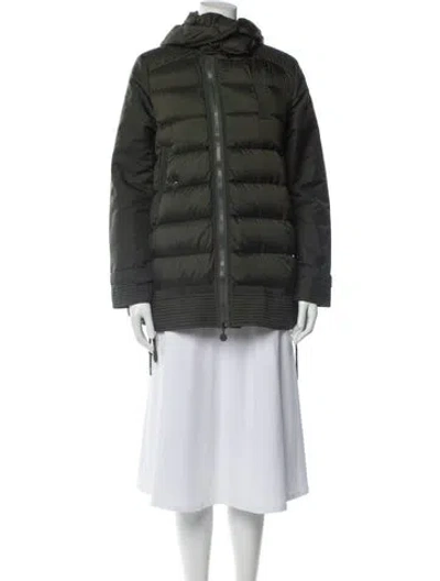 Pre-owned Moncler 2017 'harriet' Down Jacket In Green
