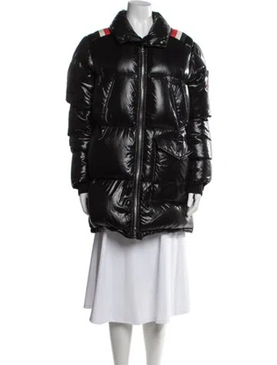 Pre-owned Moncler 2017 Nylon Down Coat In Black
