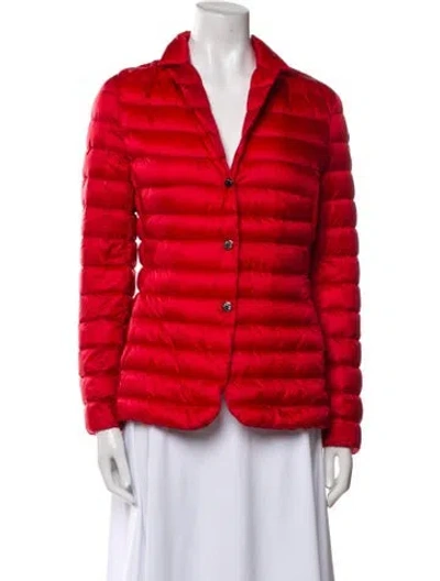 Pre-owned Moncler 2018 Opale Down Jacket In Red