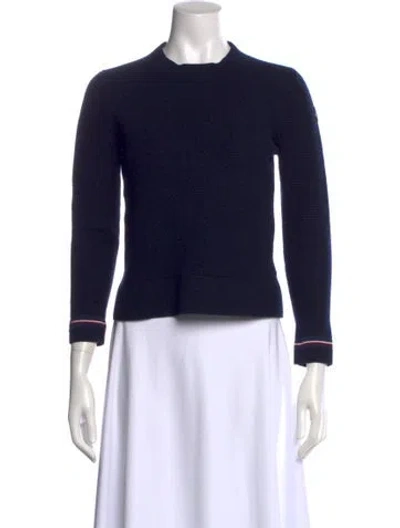 Pre-owned Moncler 2018 Virgin Wool Sweater In Black