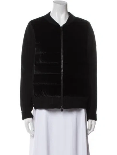 Pre-owned Moncler 2018 Wool Down Jacket In Black