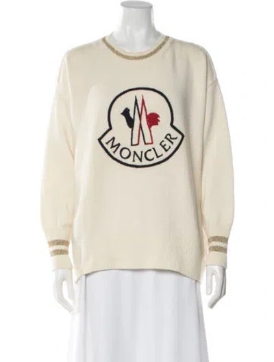 Pre-owned Moncler 2018 Wool Sweater In Neutral