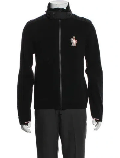 Pre-owned Moncler 2019 Graphic Print Windbreaker In Black