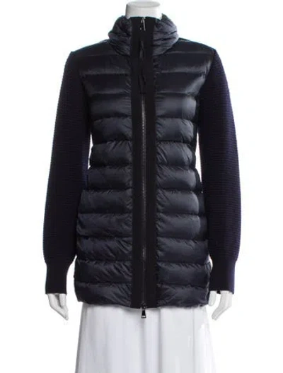 Pre-owned Moncler 2019 Nylon Down Jacket In Blue