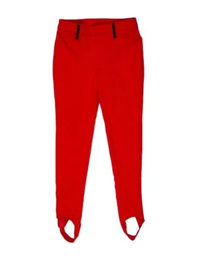 Pre-owned Moncler 2019 Skinny Leg Pants In Red