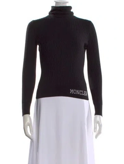 Pre-owned Moncler 2019 Virgin Wool Sweater In Black