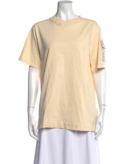 Pre-owned Moncler 2021 Crew Neck T-shirt In Neutral