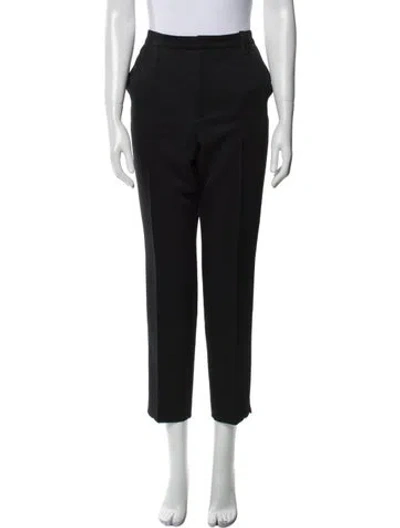 Pre-owned Moncler 2021 Straight Leg Pants In Black