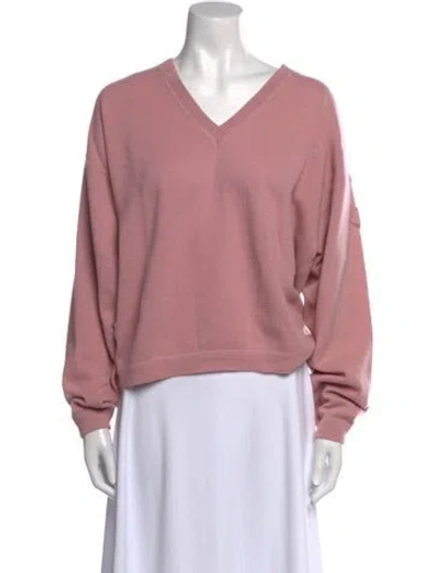 Pre-owned Moncler 2021 Virgin Wool Sweater In Pink