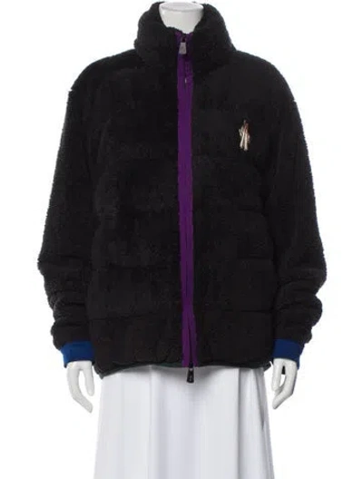 Pre-owned Moncler 2022 Maglia Cardigan Down Jacket In Black
