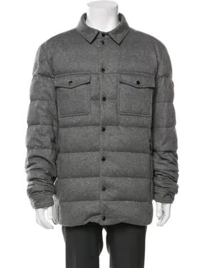 Pre-owned Moncler 2023 Puffer Coat In Gray
