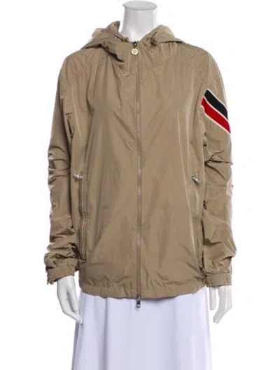 Pre-owned Moncler 2024 Claut Utility Jacket In Neutral