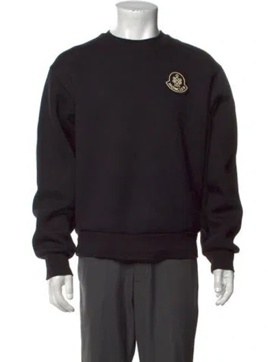 Pre-owned Moncler 2024 Crew Neck Sweatshirt In Black