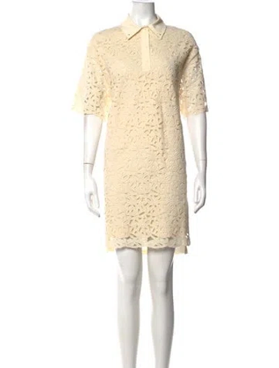 Pre-owned Moncler 2024 Mini Dress In Neutrals