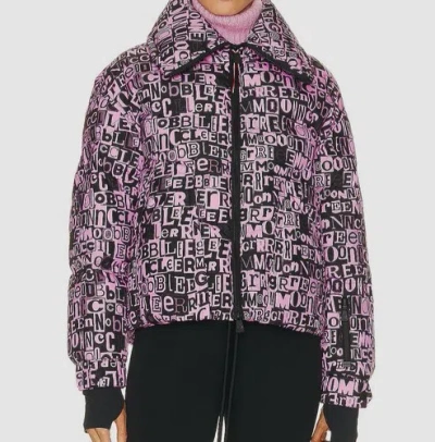 Pre-owned Moncler $2055  Grenoble Women's Pink Cluses Bomber Jacket Coat Size 1/s