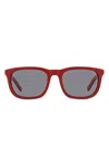 Moncler Unisex Kolligian Sunglasses Ml0290 66d Red 57mm In Red