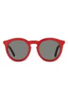 Moncler Unisex Odeonn Sunglasses Ml0291 66a Red 53mm In Red