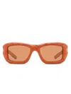 Moncler Unisex Salehe Bembury Sunglasses Ml0292-p 43u Matte Orange 54mm In Orange