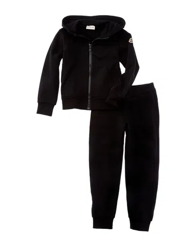 Moncler 2pc Hoodie & Pant Set In Black