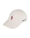 Moncler 3  Grenoble Man Hat Ivory Size Xl Polyester, Elastane