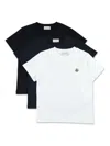 Moncler Kid - Three Pack T-shirt In Multicolor