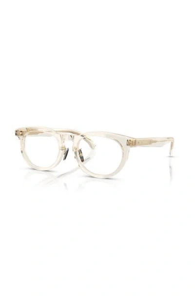 Moncler 50mm Phantos Optical Glasses In Gold