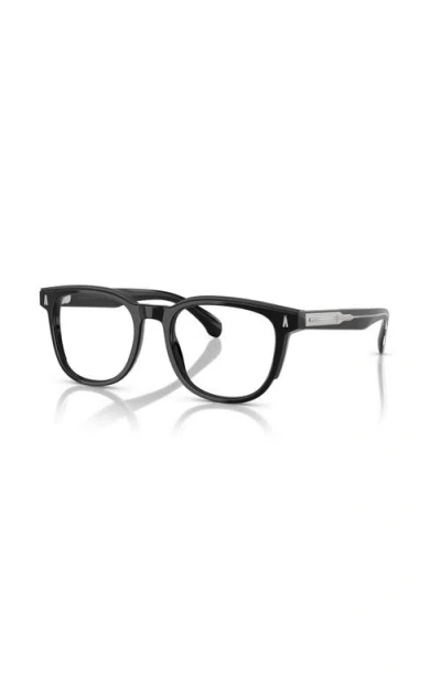 Moncler 50mm Square Optical Glasses In Black
