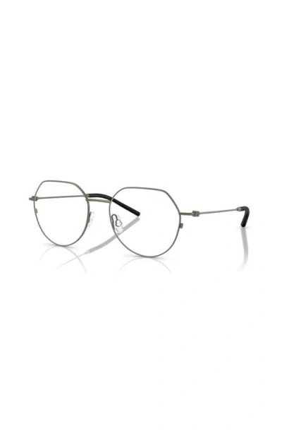 Moncler 52mm Irregular Optical Glasses In Gray