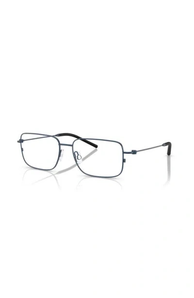 Moncler 54mm Irregular Optical Glasses In Blue