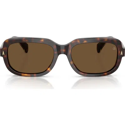 Moncler 55mm Pillow Sunglasses In Brown